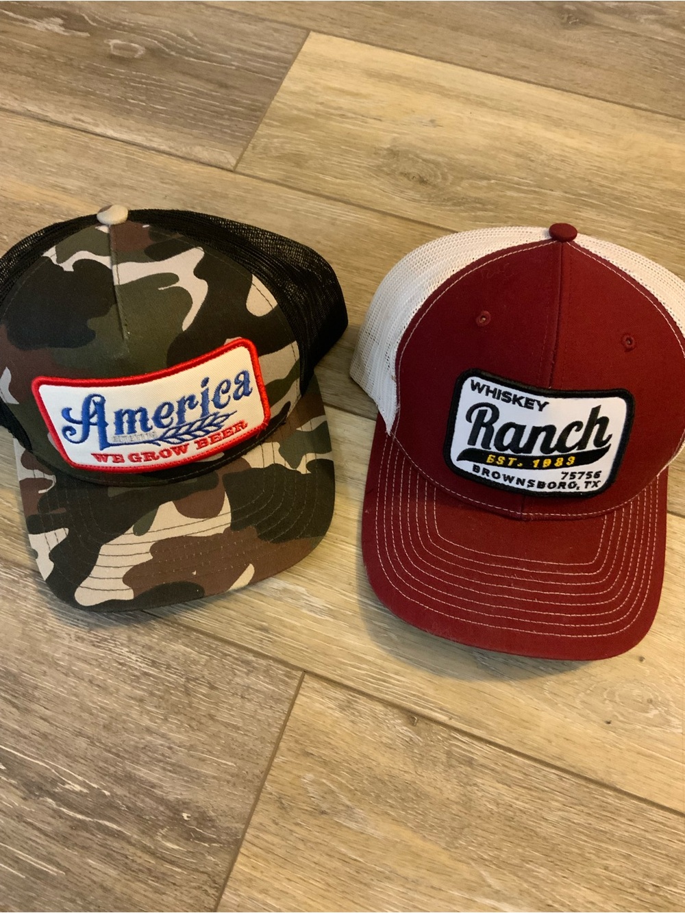 Set of Two Western Trucker Hats